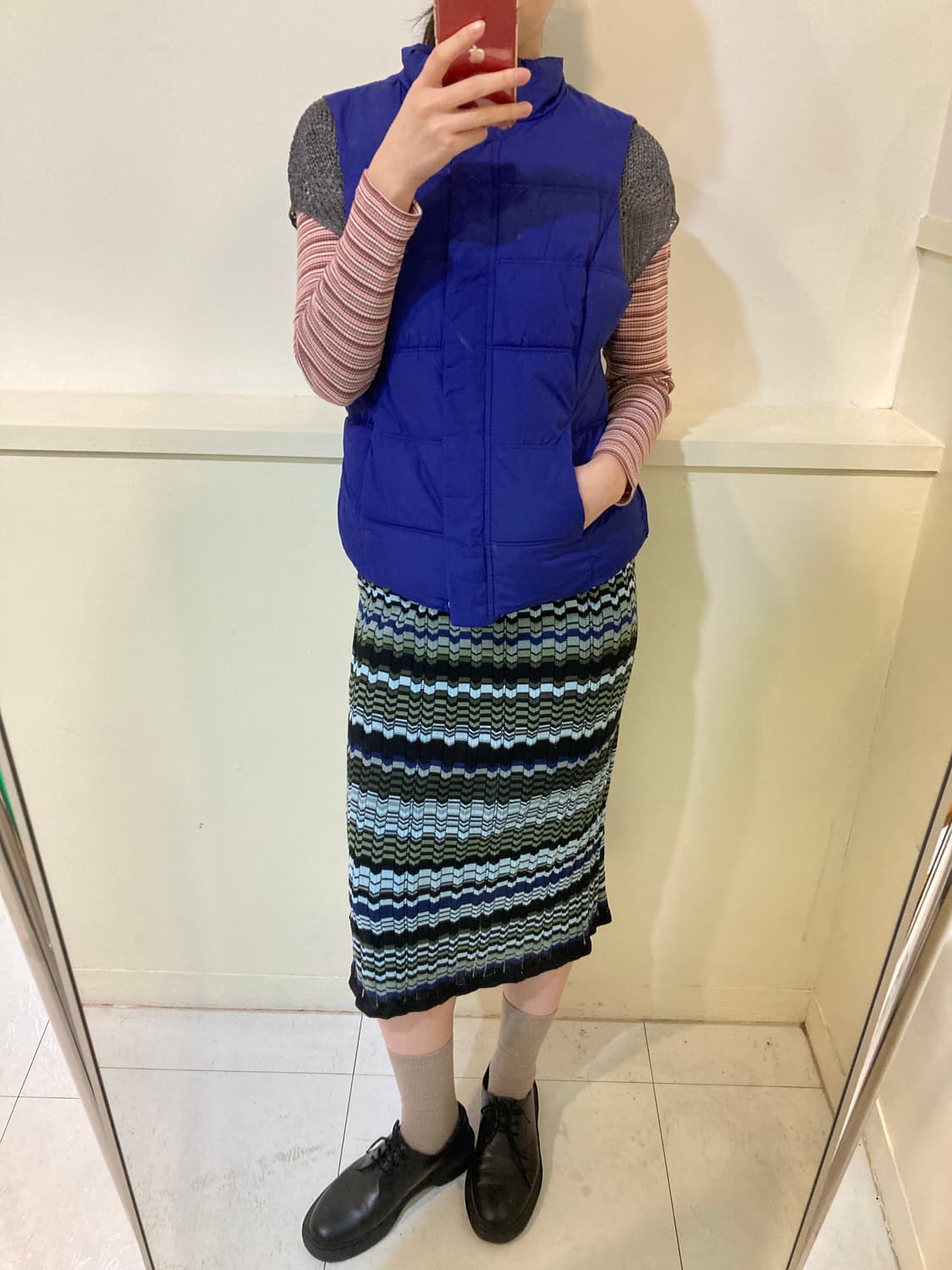 갭 GAP 오리털 코발트 조끼 패딩 상품이미지9