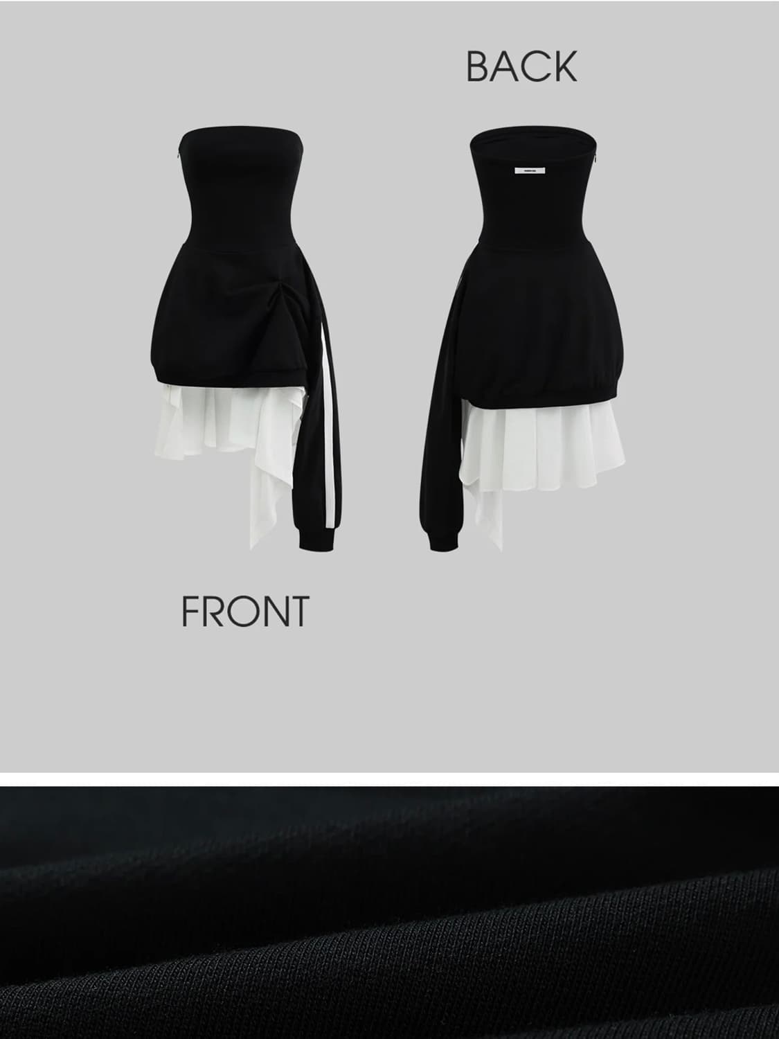 PINKPARKS WARDEN EDGE Tube Dress 상품이미지6