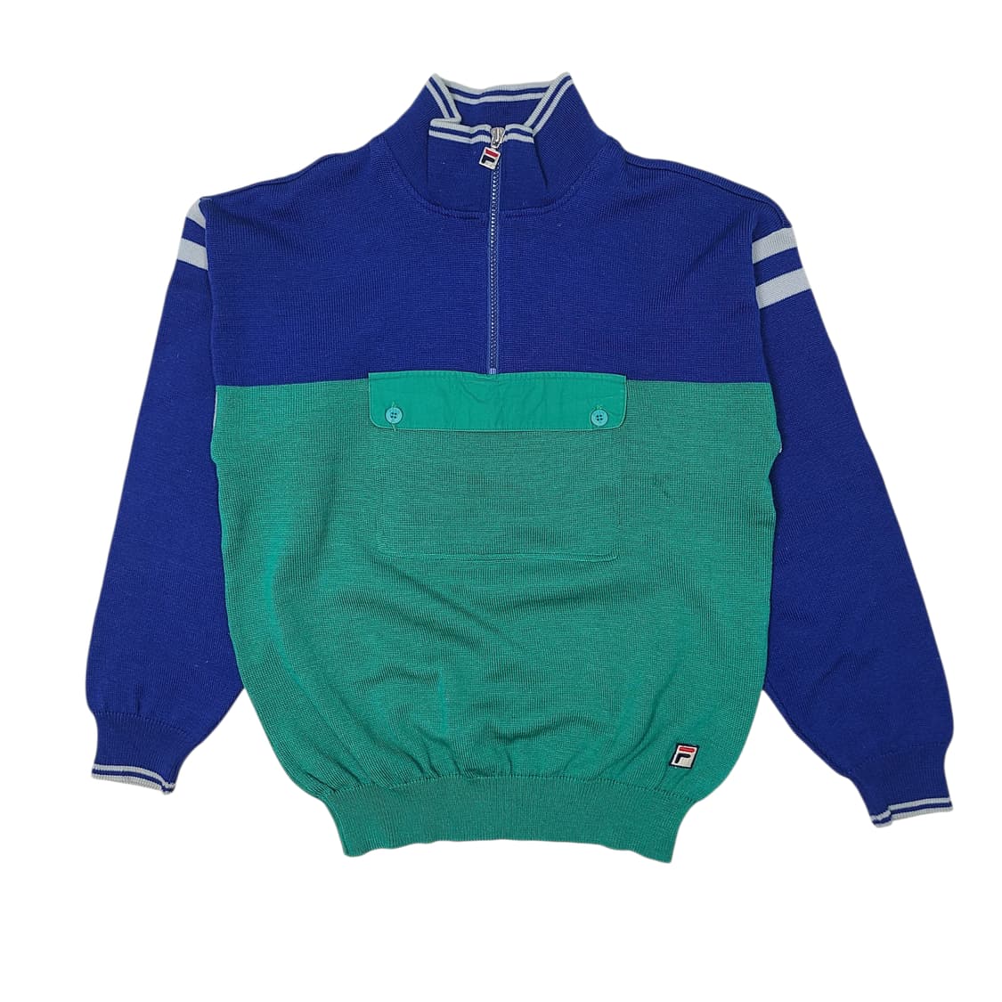 '90s 휠라 하프집업 니트 상품이미지1