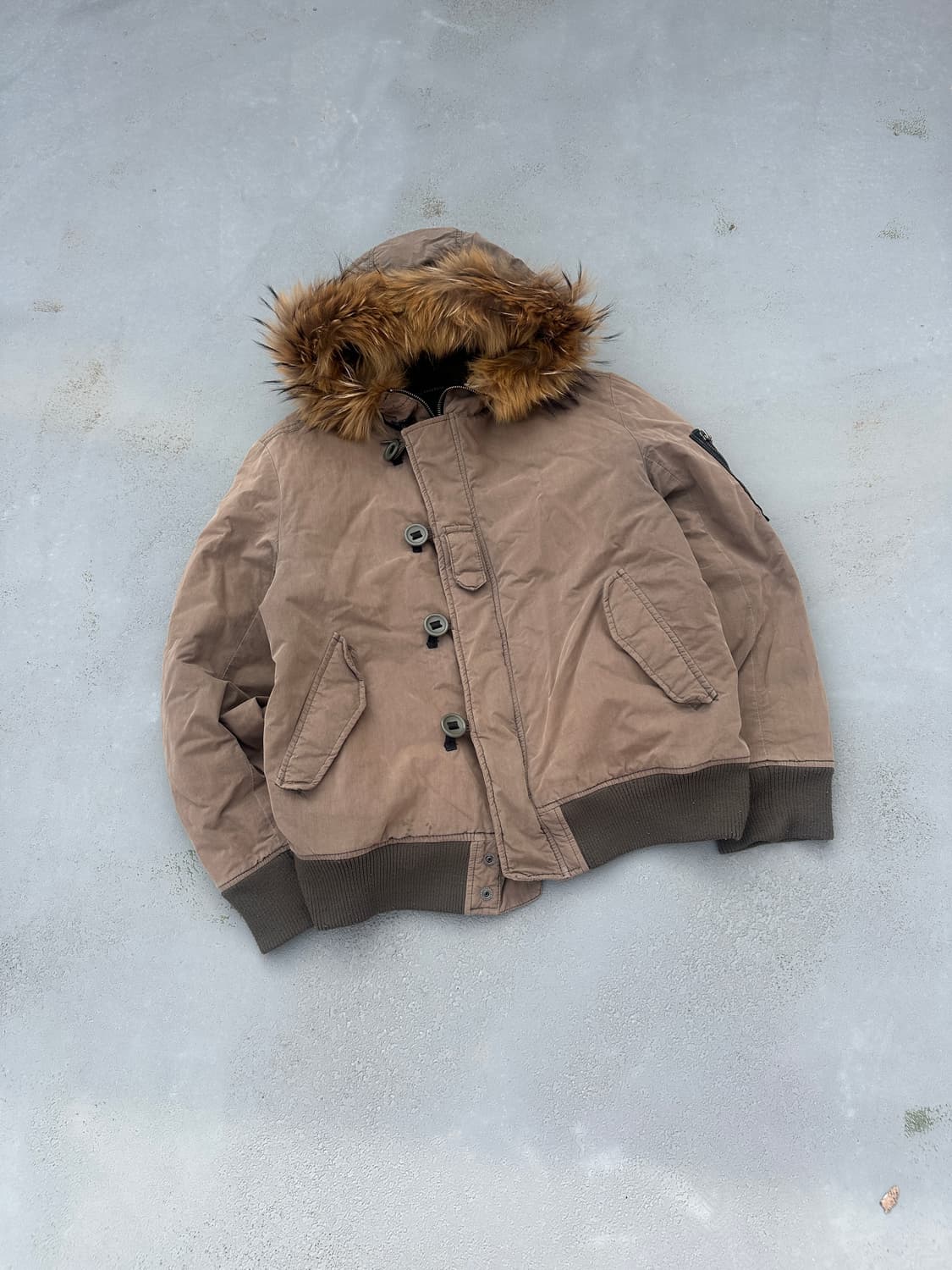 Japanese y2k Fur Jacket  /  N-2B 상품이미지1