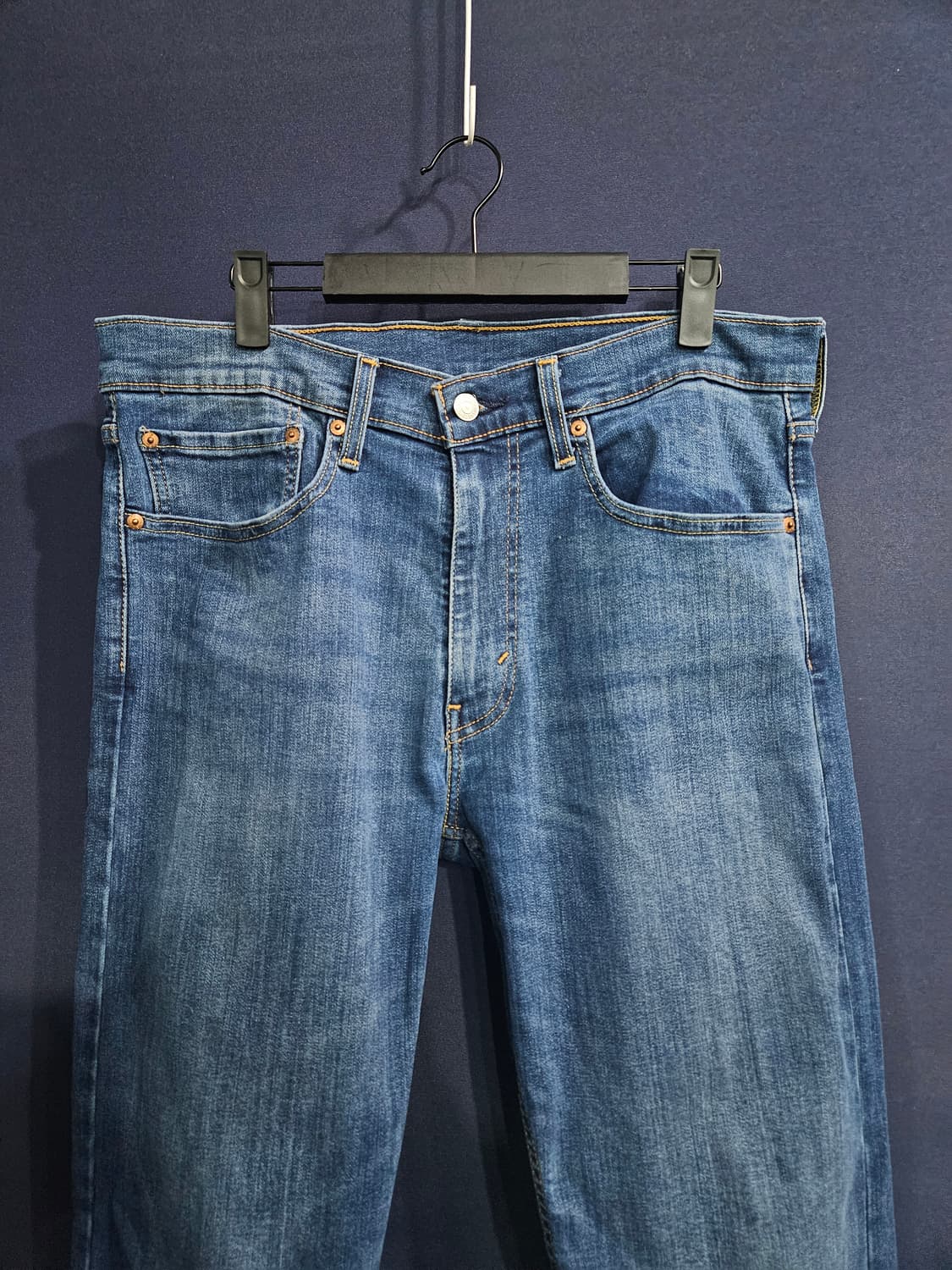 리바이스 502 블루컬러 남성 허리 34 스판 데님팬츠  상품이미지7
