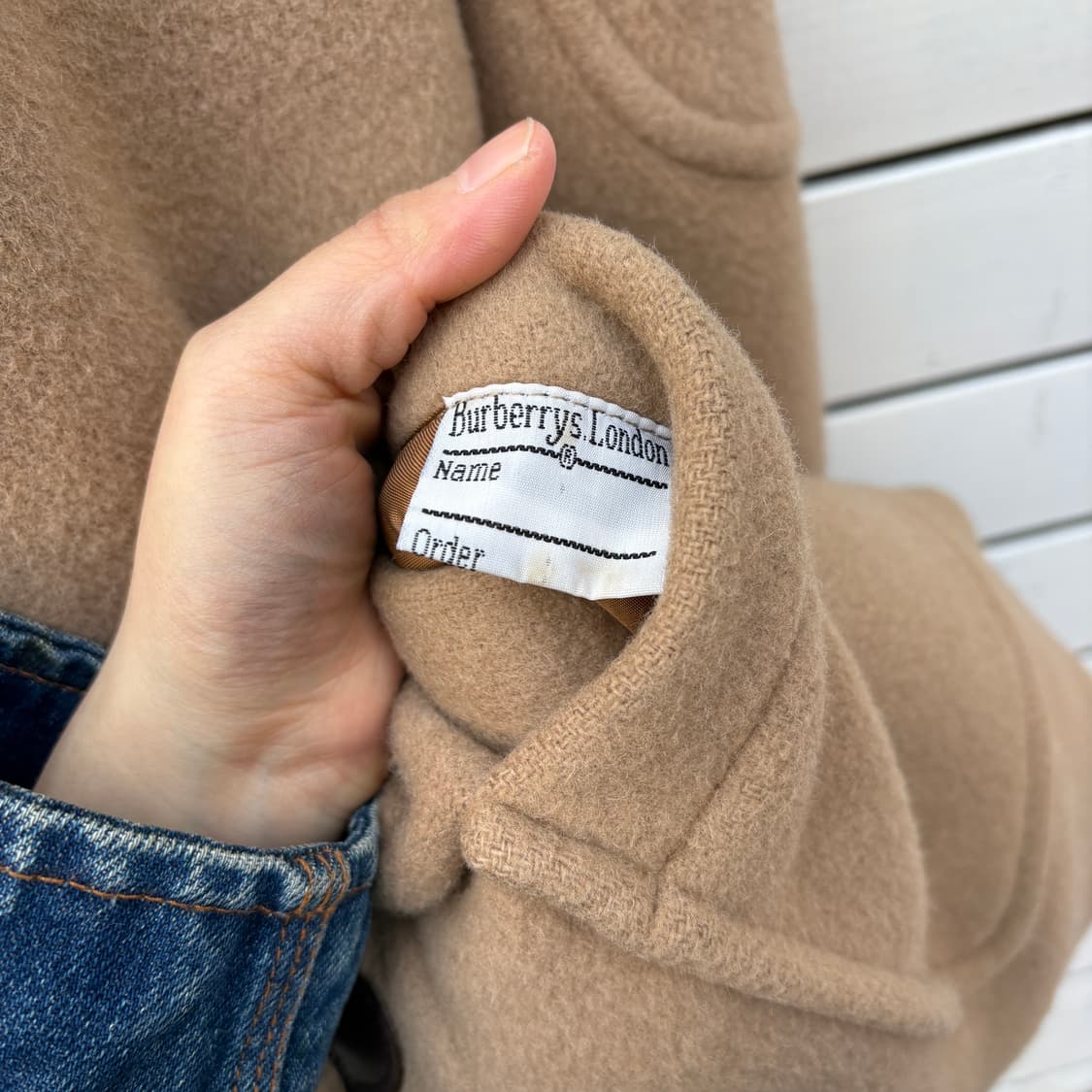 Burberry 버버리 울 더플 코트 상품이미지10