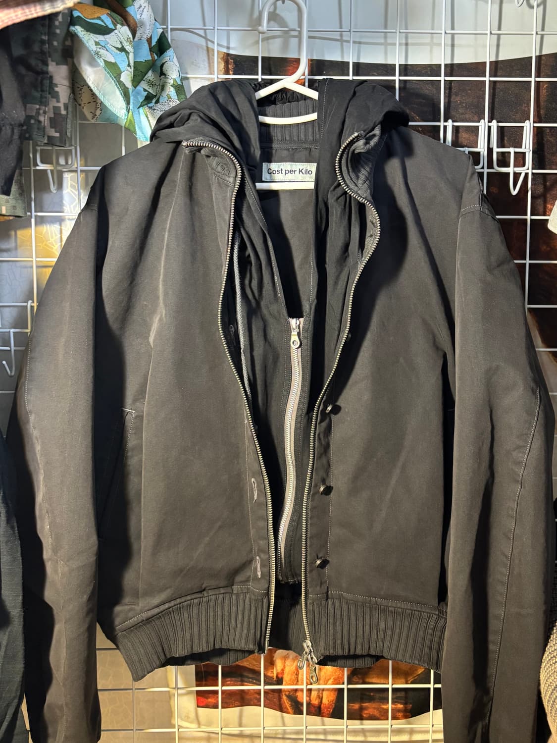 코스트퍼킬로 후디드 집 자켓 브라운 S 상품이미지4