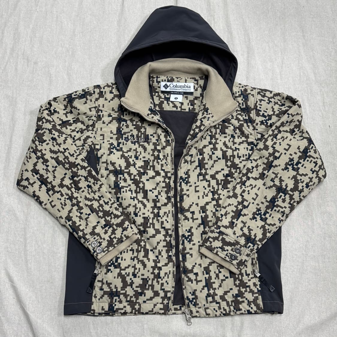 컬럼비아 밀리터리 배색 후드집업 점퍼 M 상품이미지6