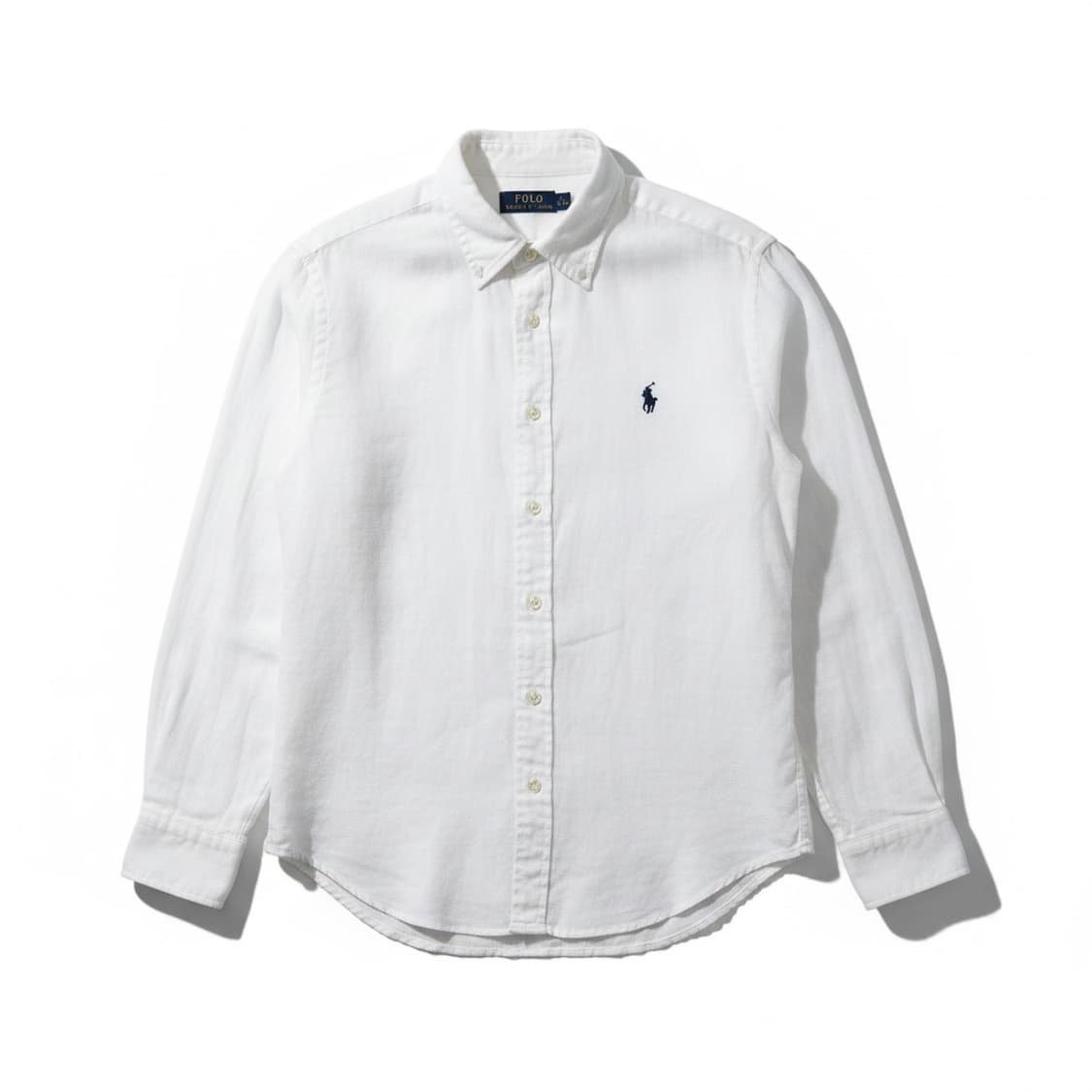 폴로 랄프로렌 린넨 셔츠 흰색 L 상품이미지1
