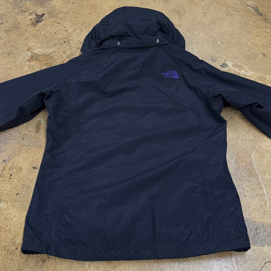 [정품/L] 노스페이스 블랙 바람막이 후드 자켓 b17 상품이미지4
