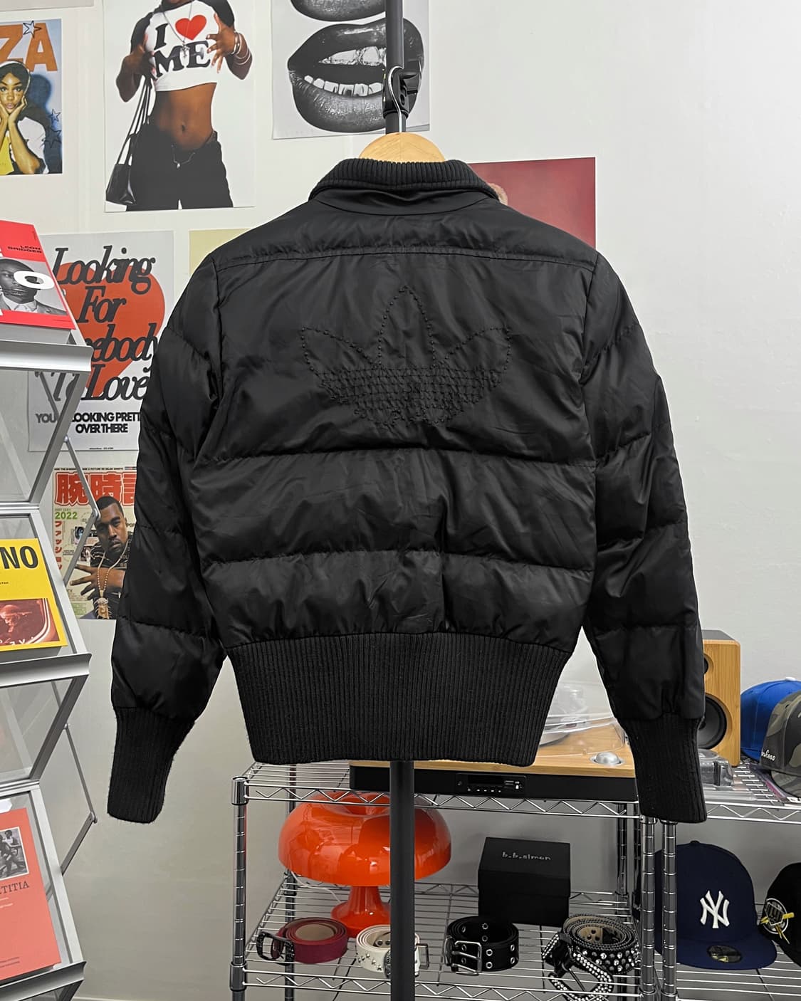 아디다스 00s 크롭 다운 패딩 블랙 상품이미지8