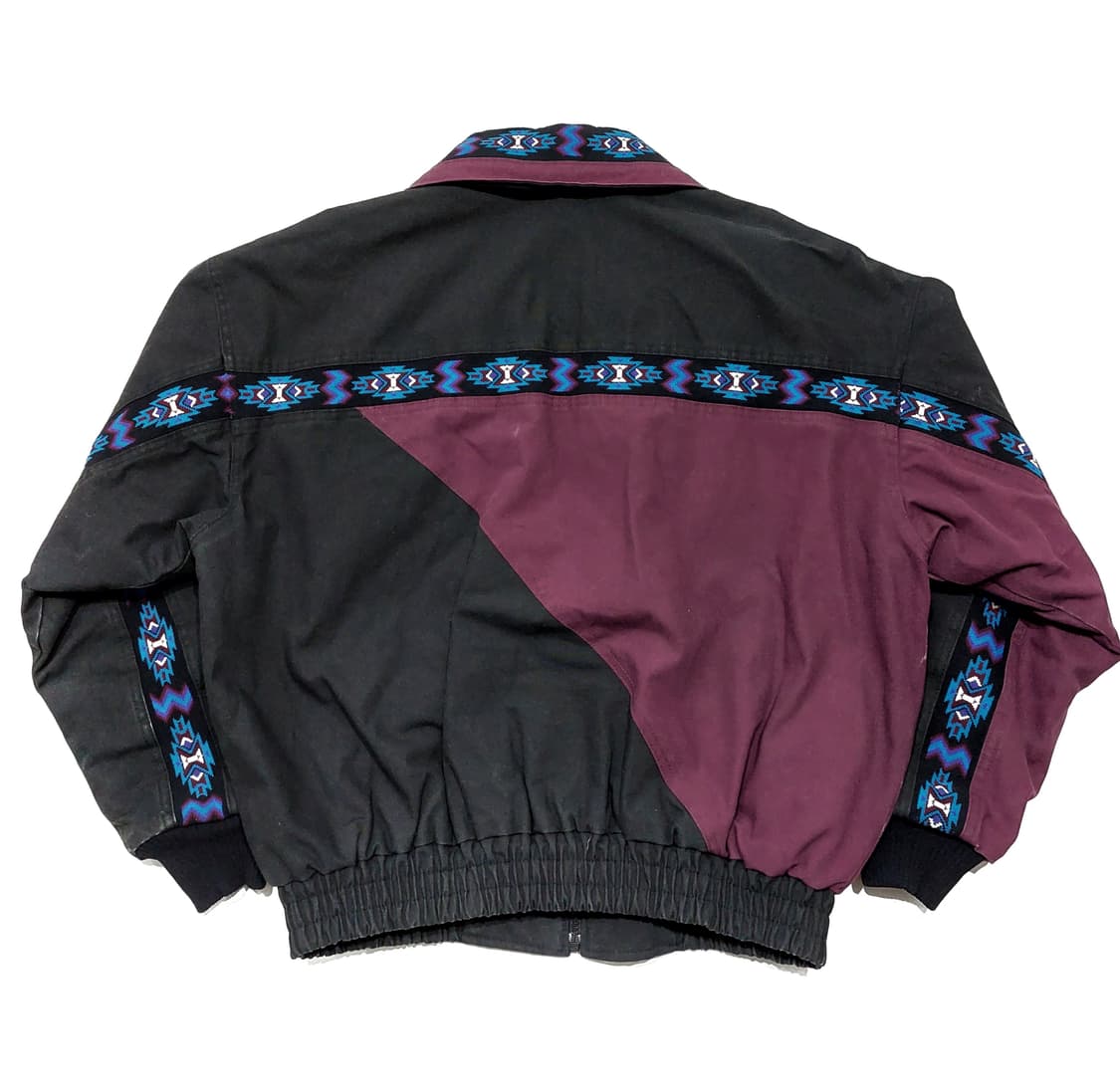 80s David James 아즈텍 봄버 자켓 L (110)산타페 상품이미지2