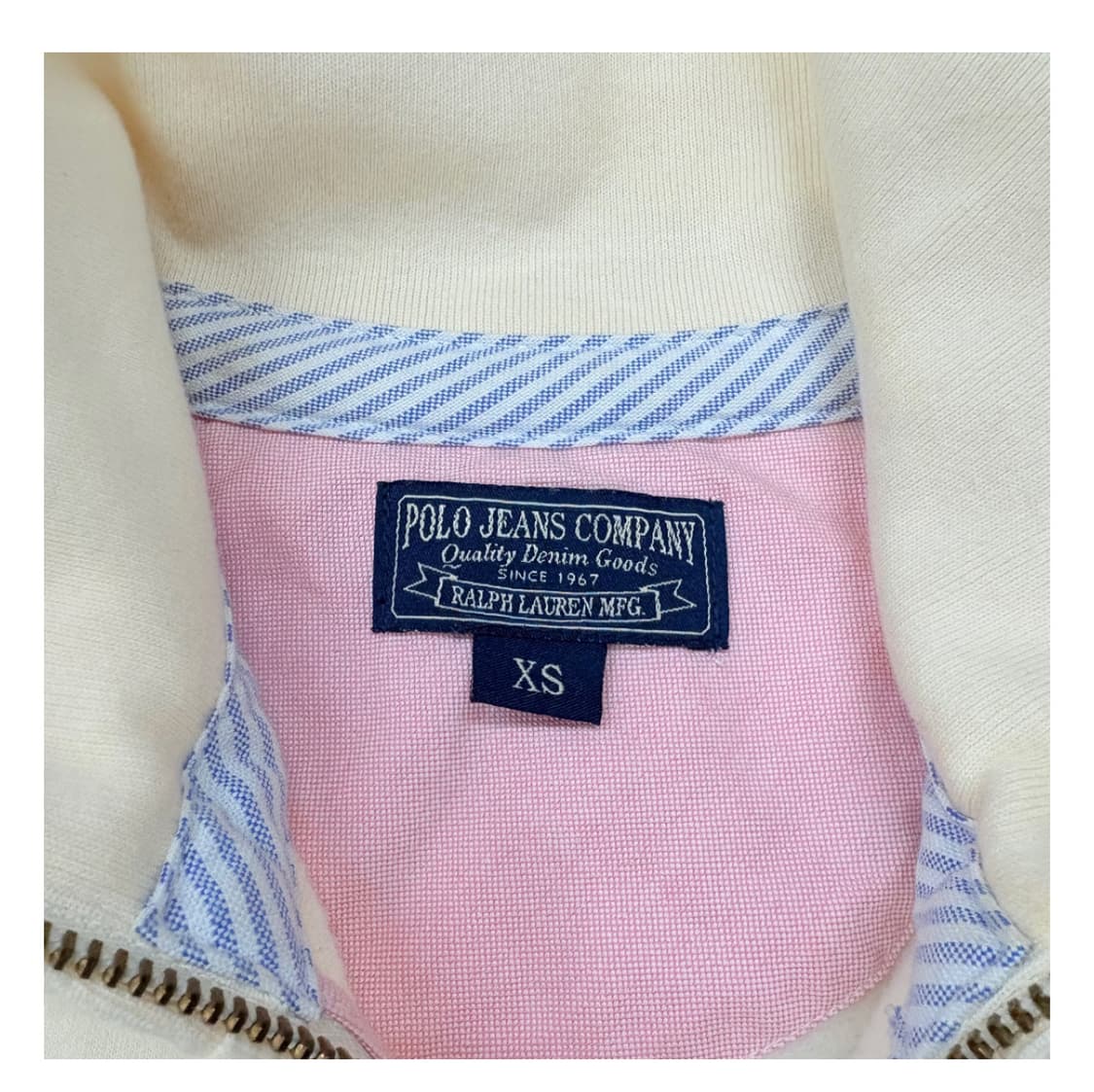 폴로 진스 y2k 트랙탑 희귀 면 져지 상품이미지5