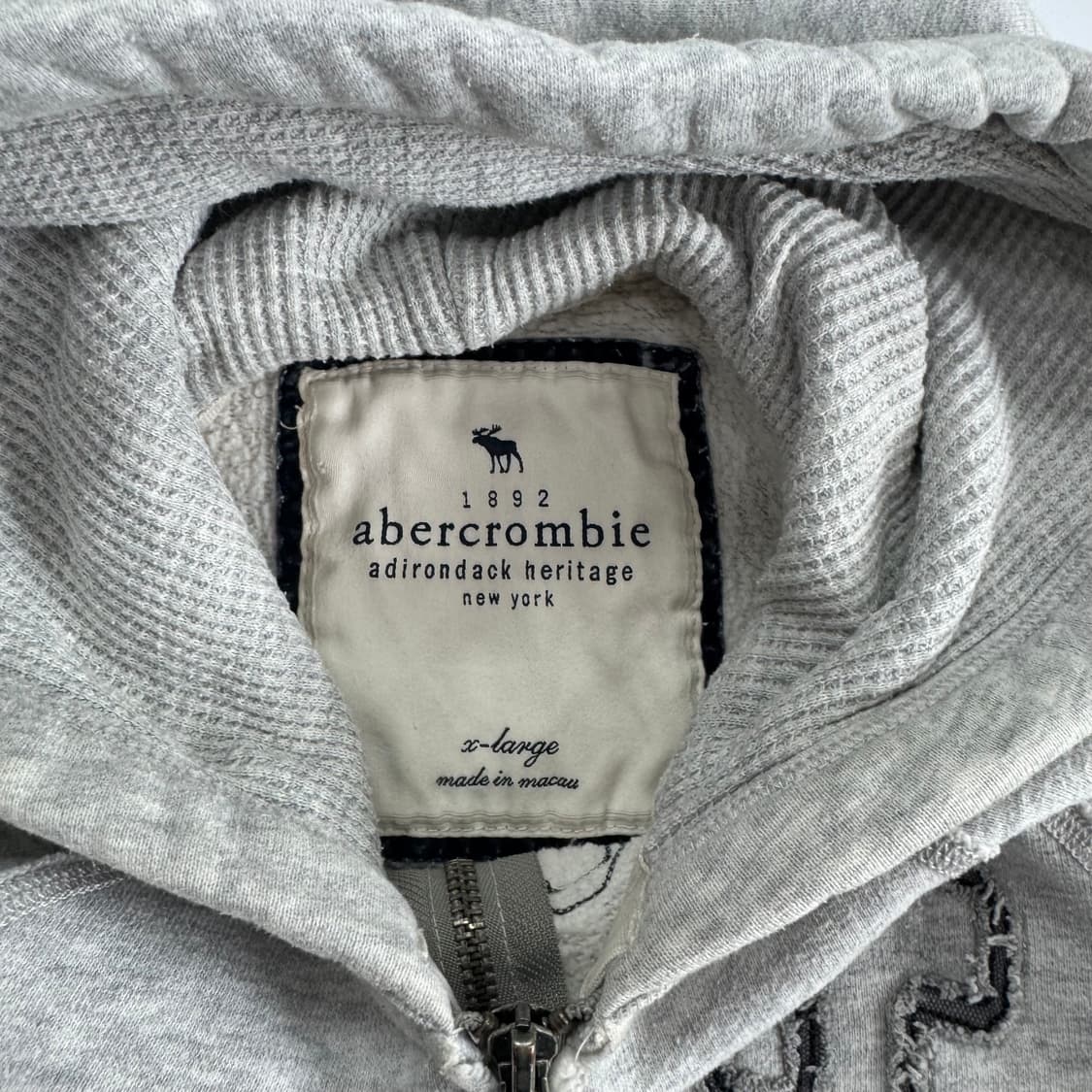 Abercrombie 아베크롬비 그레이 후드집업 상품이미지6