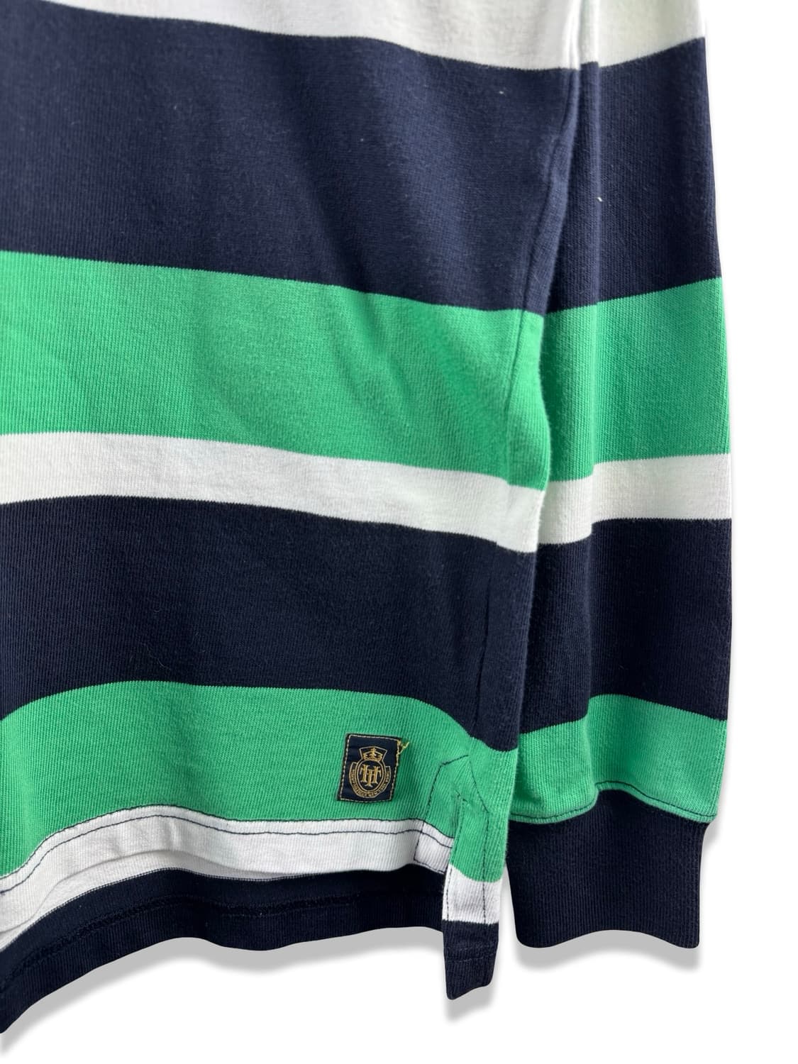 타미힐피거 네이비그린 스트라이프 럭비셔츠3115 상품이미지5