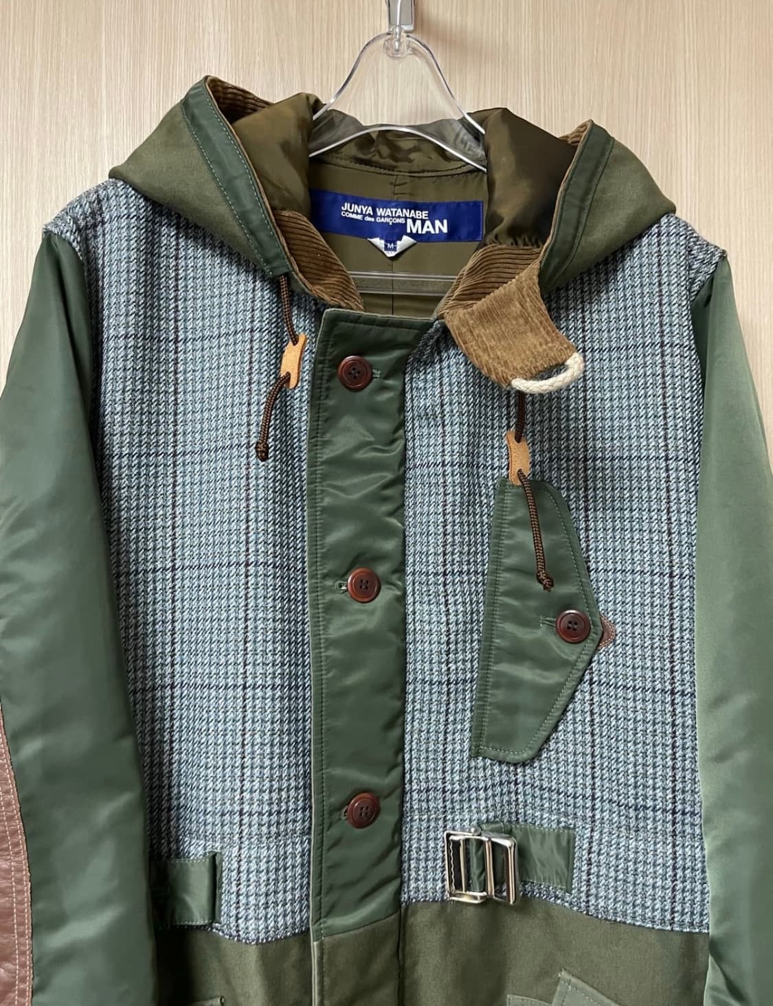 준야 와타나베 맨 꼼데가르송 몰스킨 코트 상품이미지2