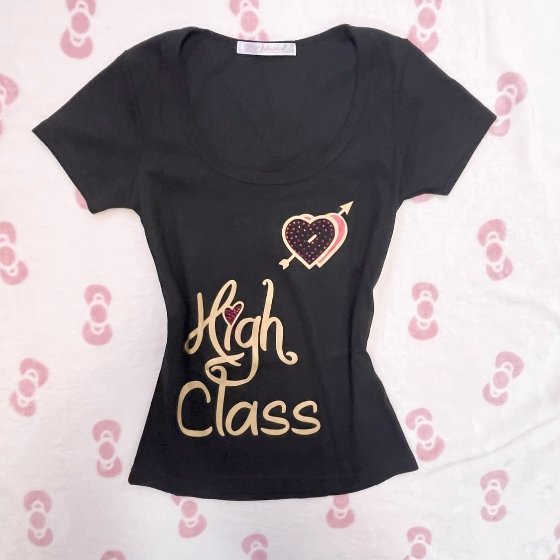 일본빈티지 오네 히메 갸루 딱붙탑 상품이미지1