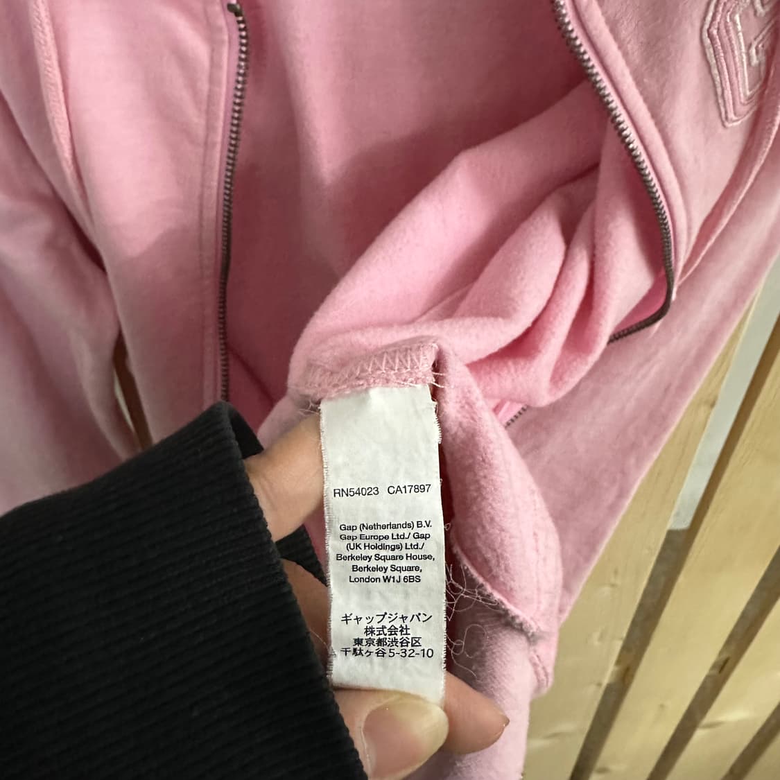 (S) GAP 갭 베이비핑크 후드집업 상품이미지6