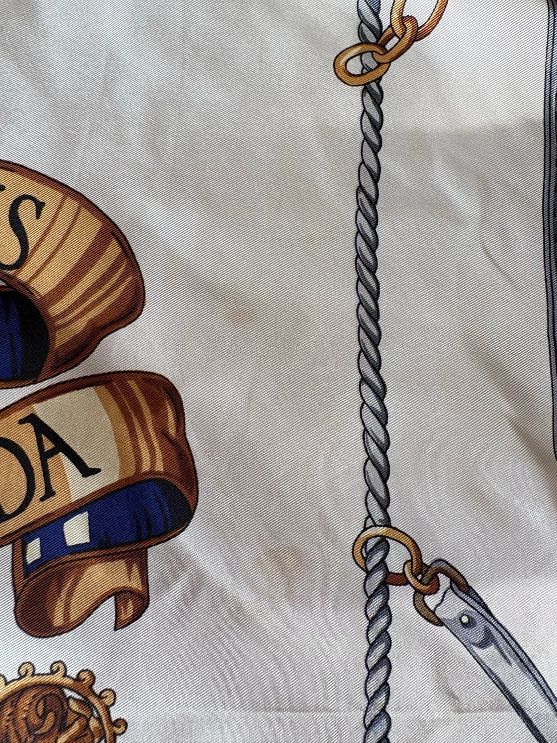 캐나다 헤럴딕 문양 빈티지 스카프 상품이미지3