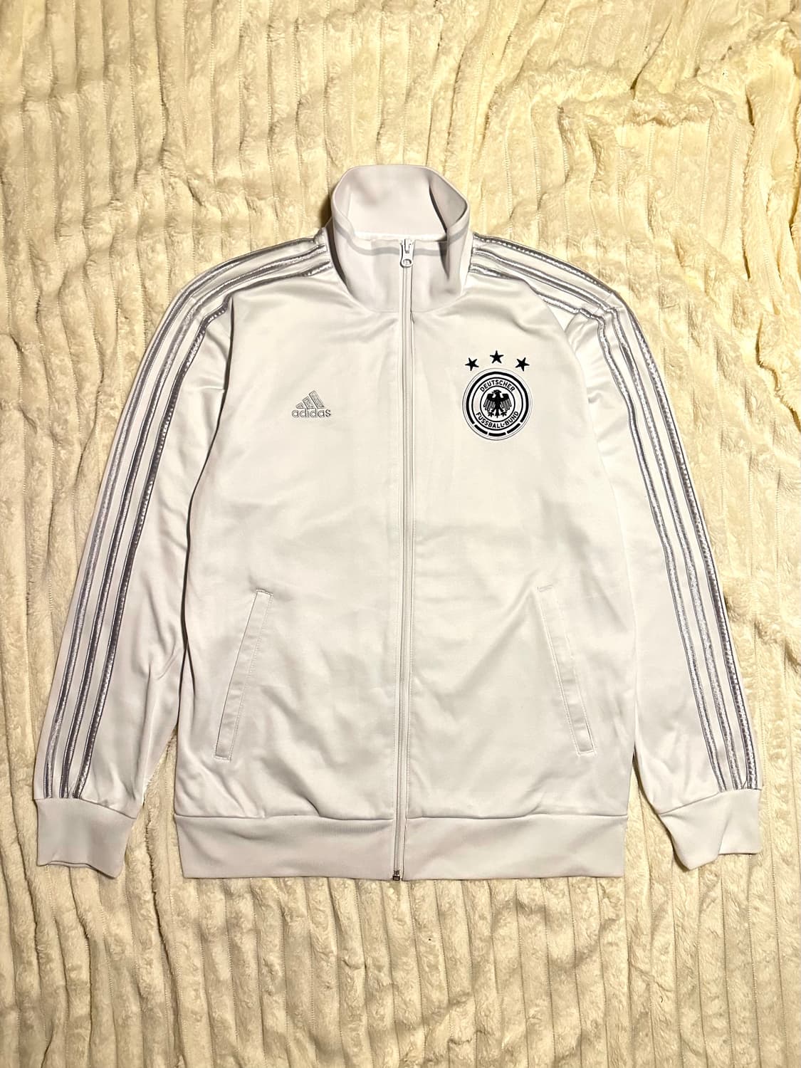 아디다스 극희귀 독일 화이트실버 흰은 흰실 파이어버드 져지 상품이미지1