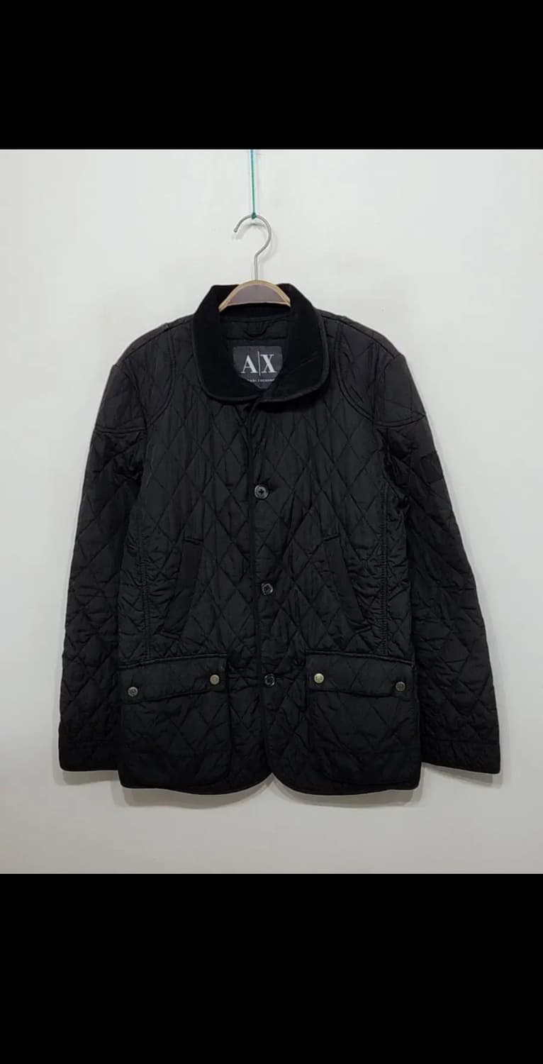 (M) 아르마니 익스체인지 퀼팅자켓 블랙 누빔점퍼 캐주얼  상품이미지1