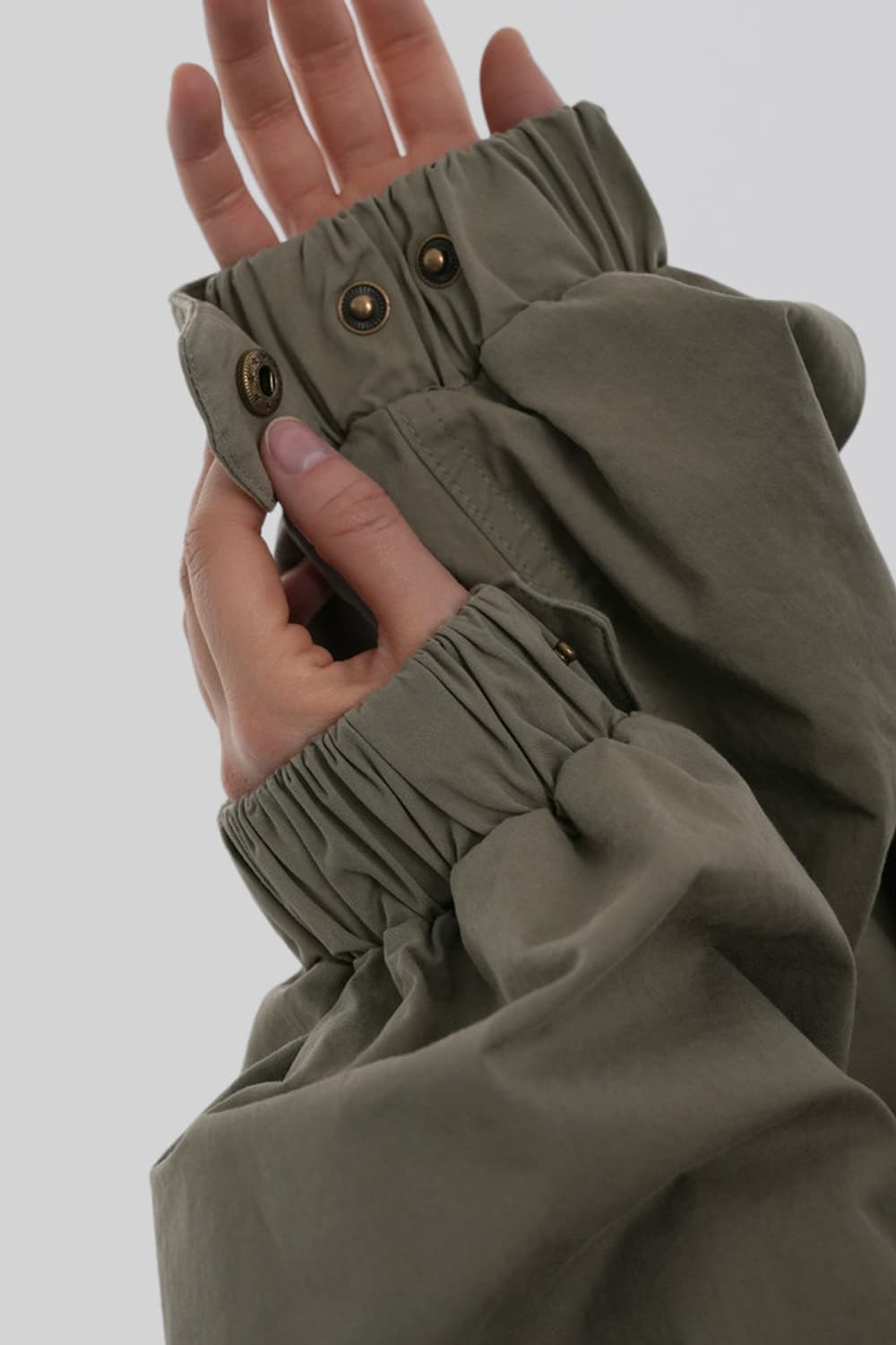 (새상품) 어텀 핸더하프야상 (카키) 상품이미지6