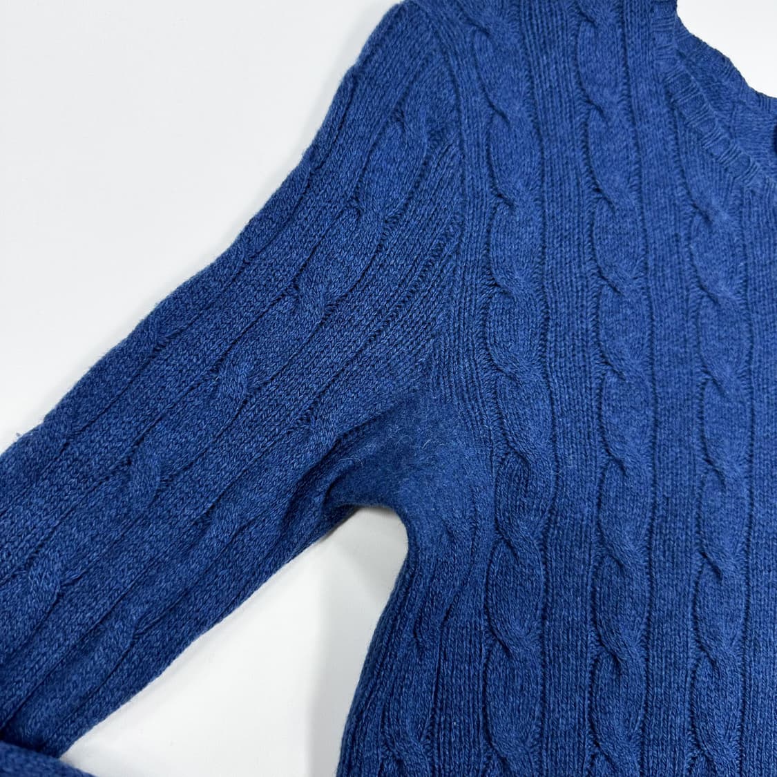 폴로 랄프로렌 포니 캐시미어 블루 니트 (S 여성추천) 상품이미지5