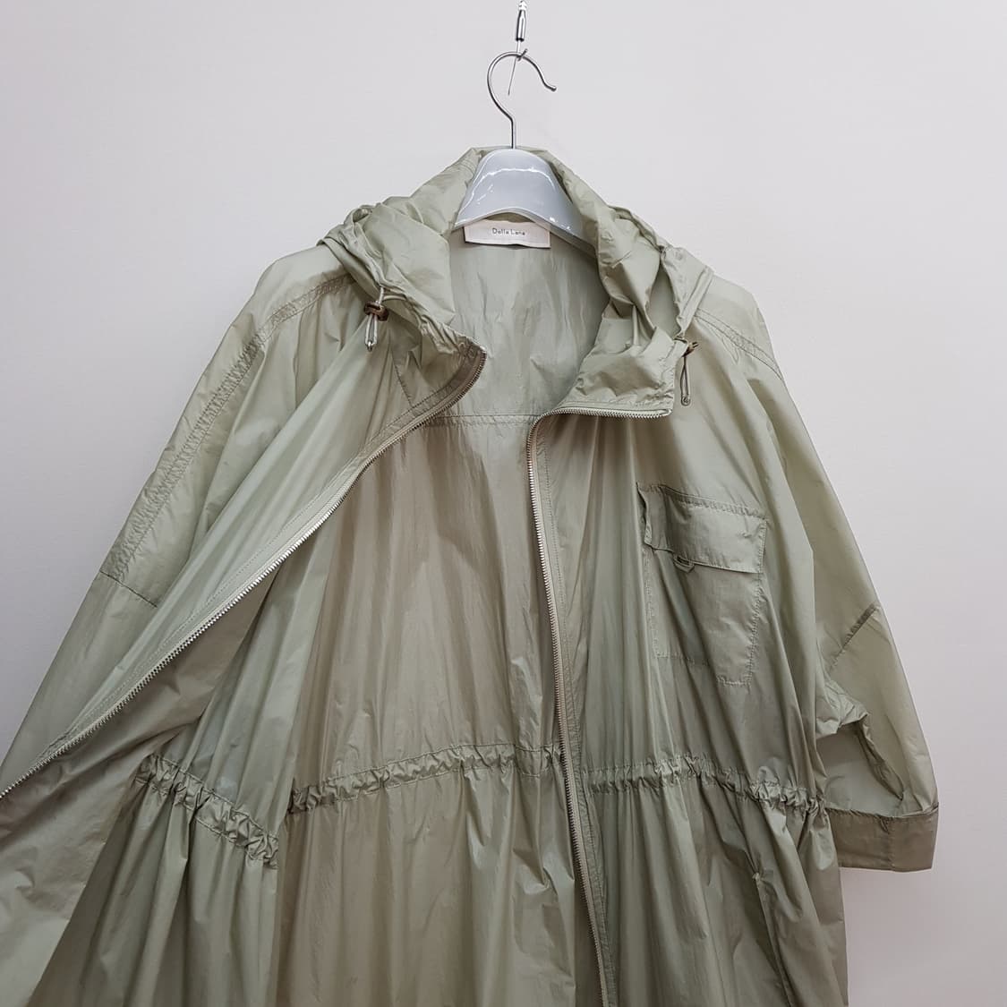 델라라나 Della Lana 2023  후드 집업 롱 점퍼 m사이즈 상품이미지5