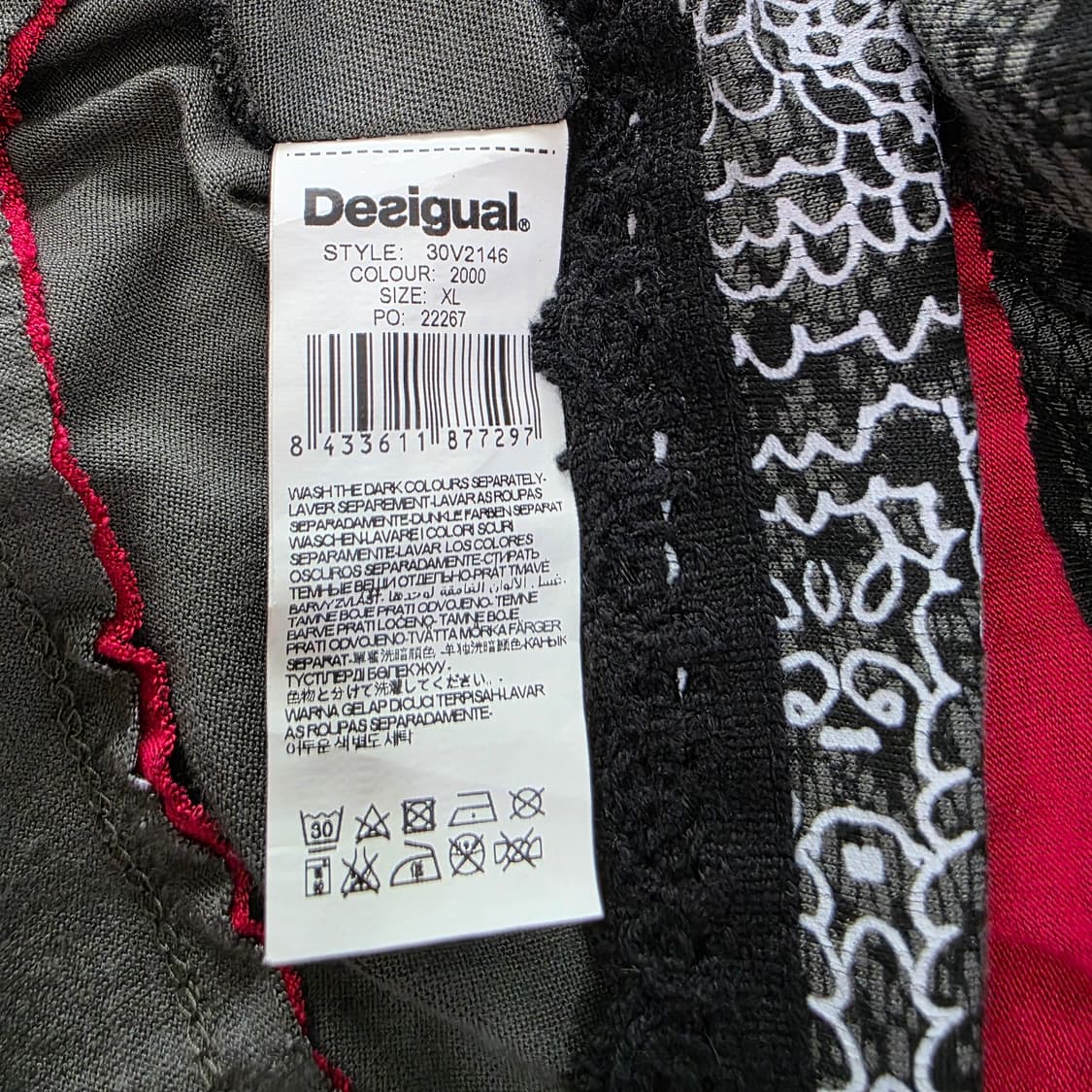 Desigual 시그니처 그래픽 보헤미안 원피스 상품이미지9