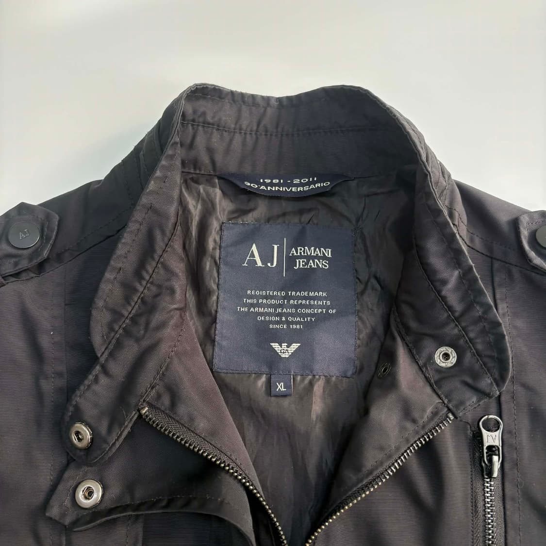 [XL] 아르마니 진스 유틸리티 멀티포켓자켓 블랙 상품이미지4