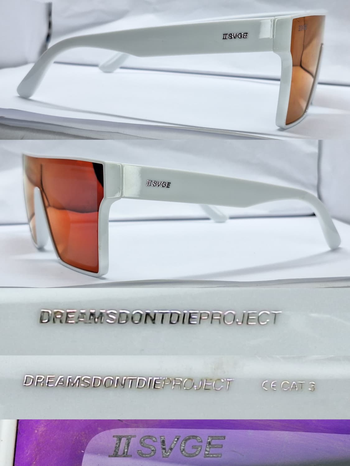 Two SVGE 선글라스 Dreams Dont Die 스트릿 패션 빈티지 상품이미지6