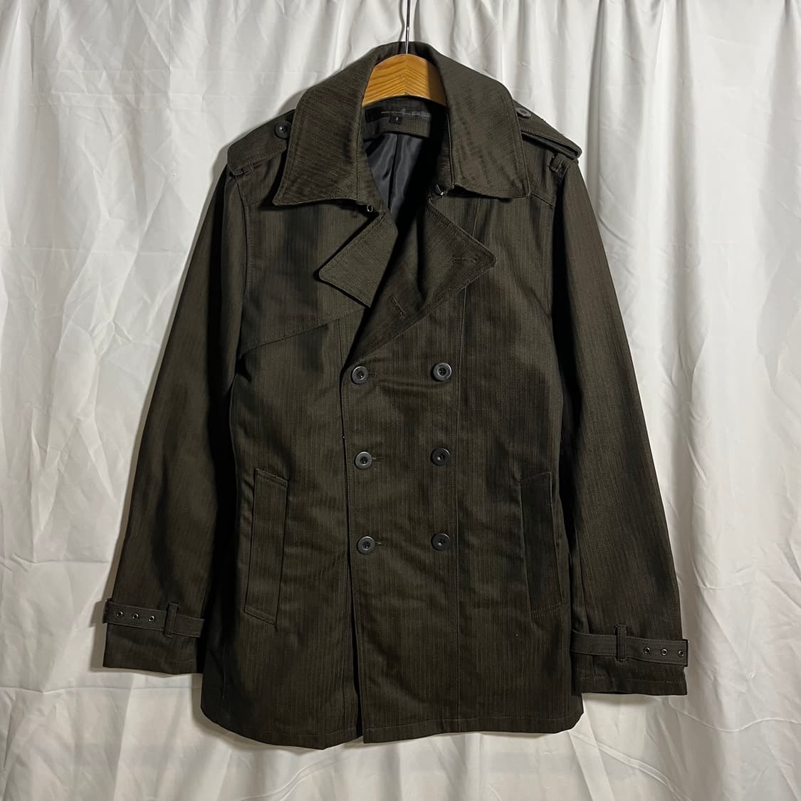 Schlussel . 더블 브레스티드 트렌치코트 상품이미지1