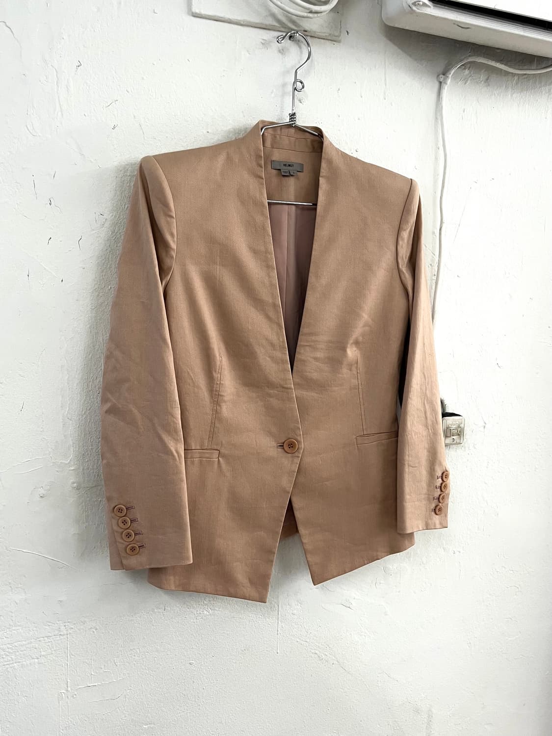 헬무트랭 핑크 베이지 자켓 상품이미지3