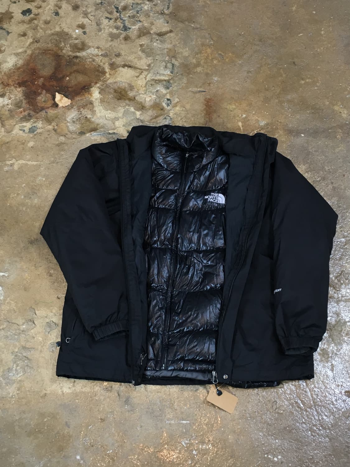 노스페이스 패딩(경량패딩+바람막이)  상품이미지3