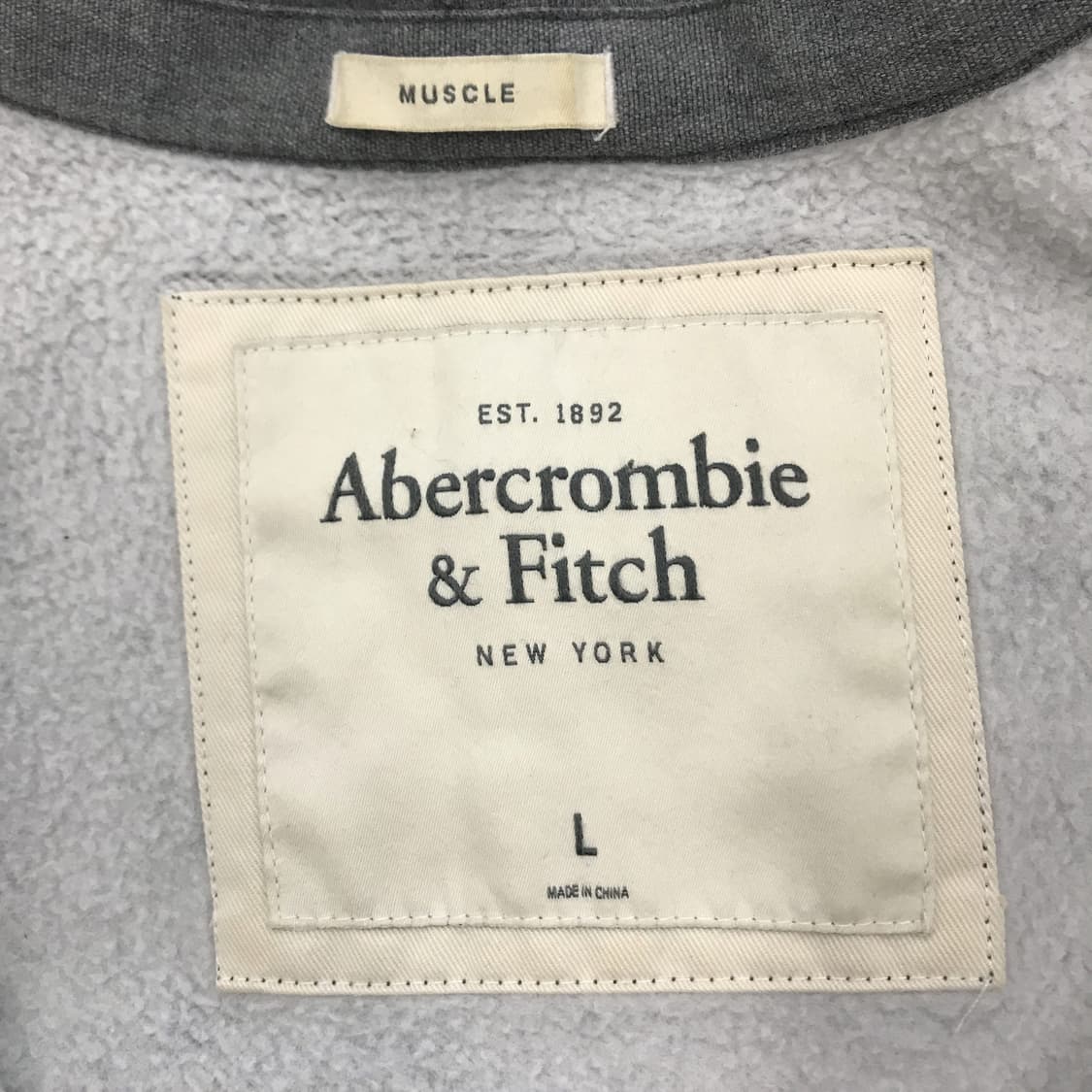 아베크롬비 Y2K 그레이 후드집업 [L] 상품이미지5
