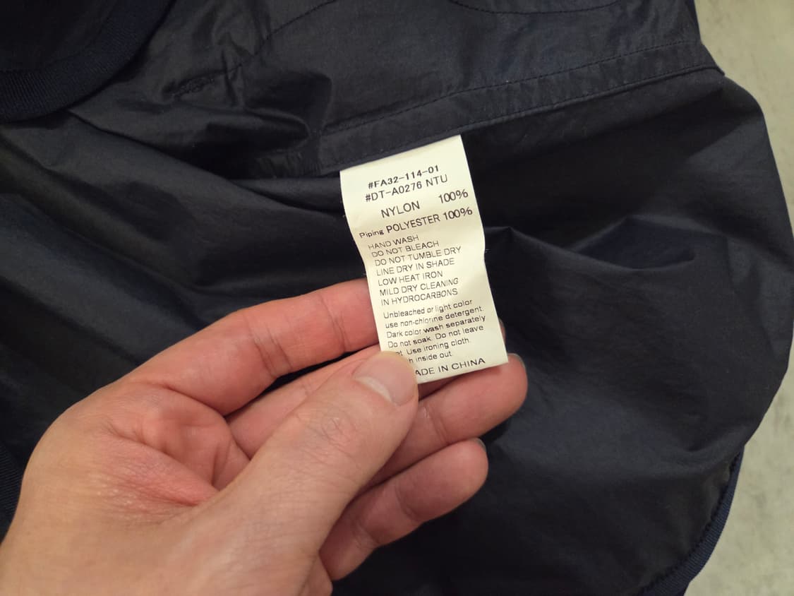 S 단톤 나일론 네이비 커버롤 자켓 상품이미지6