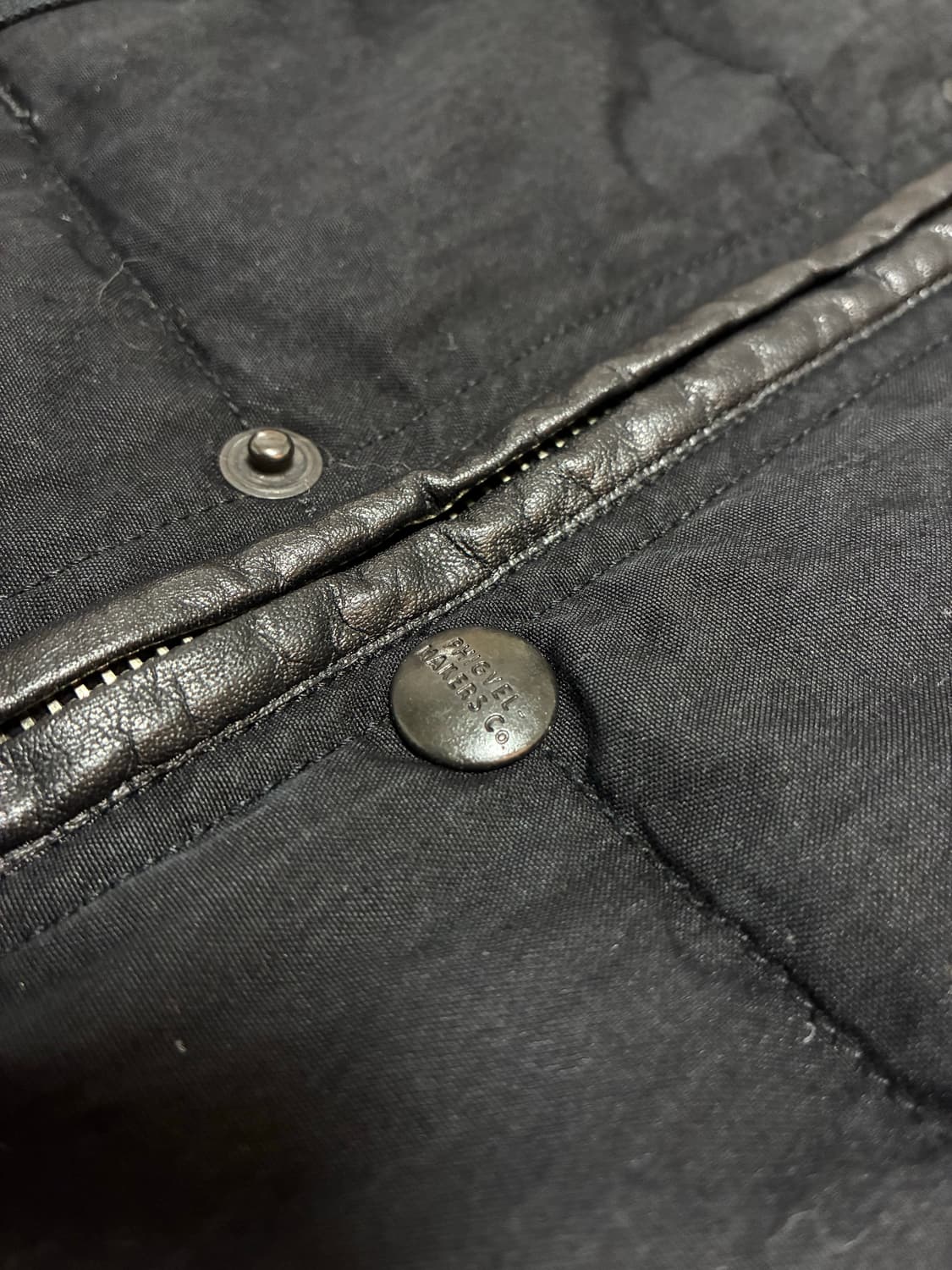 PHIGVEL 피그벨 클래식 퀼킹 노카라 자켓 상품이미지4