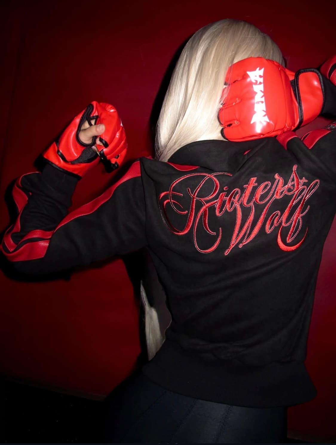 Black Red Wolf Jacket 상품이미지2