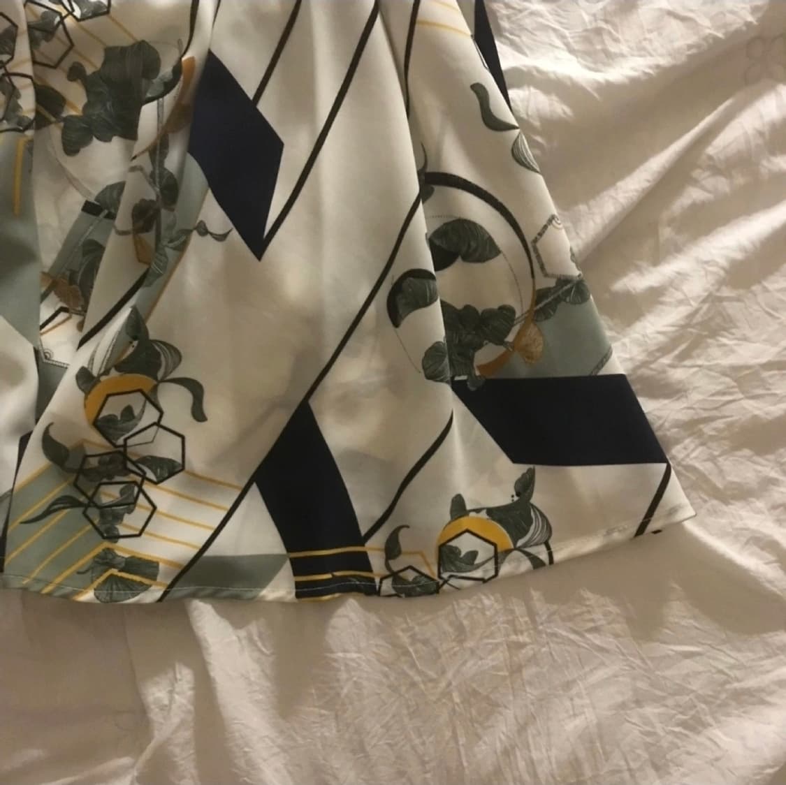 빈티지 패턴 롱 스커트 상품이미지3