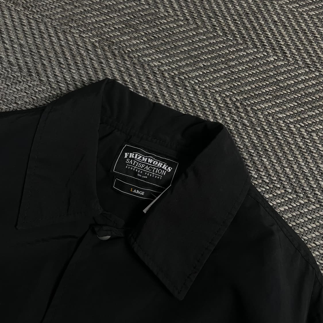 프리즘웍스 나일론 블랙 워크 자켓o 4224 상품이미지4