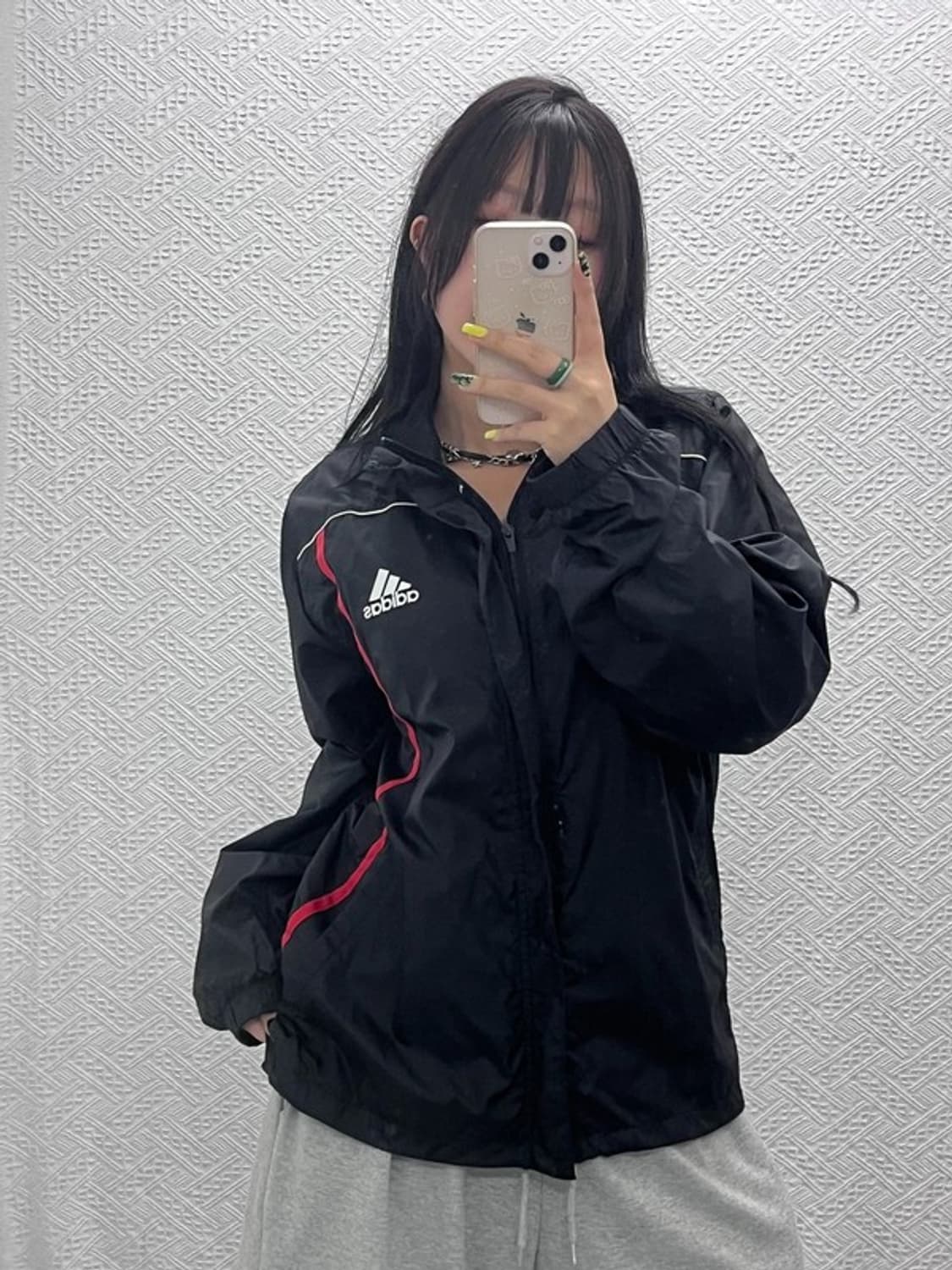 아디다스 올드스쿨 빈티지 바람막이 자켓 100 C07488 상품이미지1