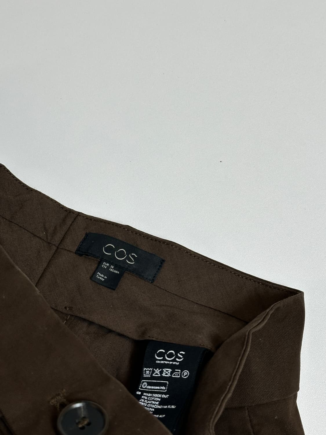 코스 하이웨스트 플리티드 트라우저 팬츠36 상품이미지4