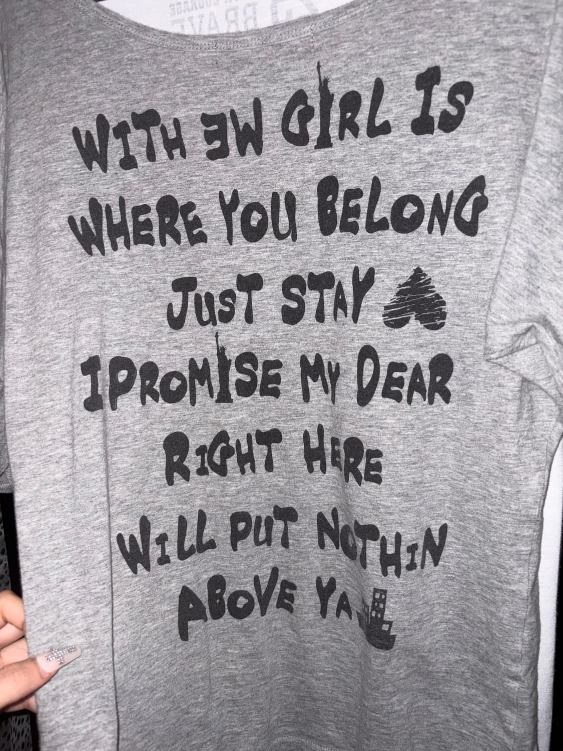10 i luv me shirring grey top 상품이미지4