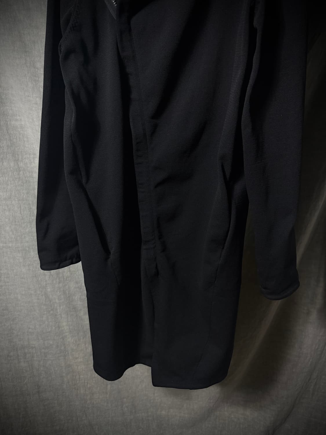 CIVARIZE Asymmetric Zip Long Hoodie Coat 상품이미지4