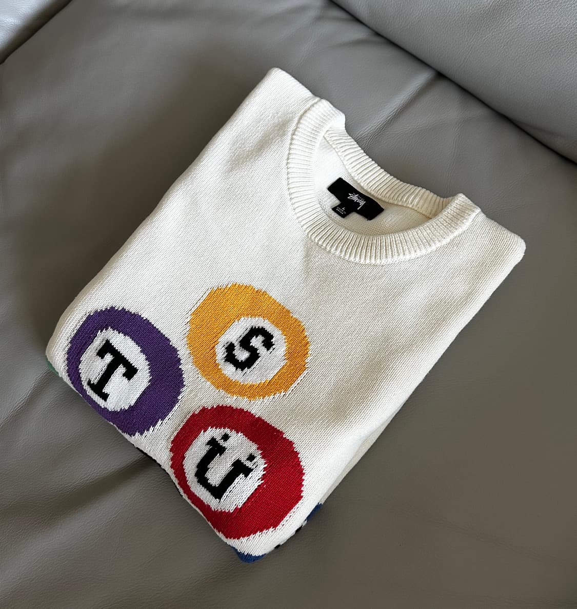 스투시 빌리아드 스웨터 니트 L 상품이미지3