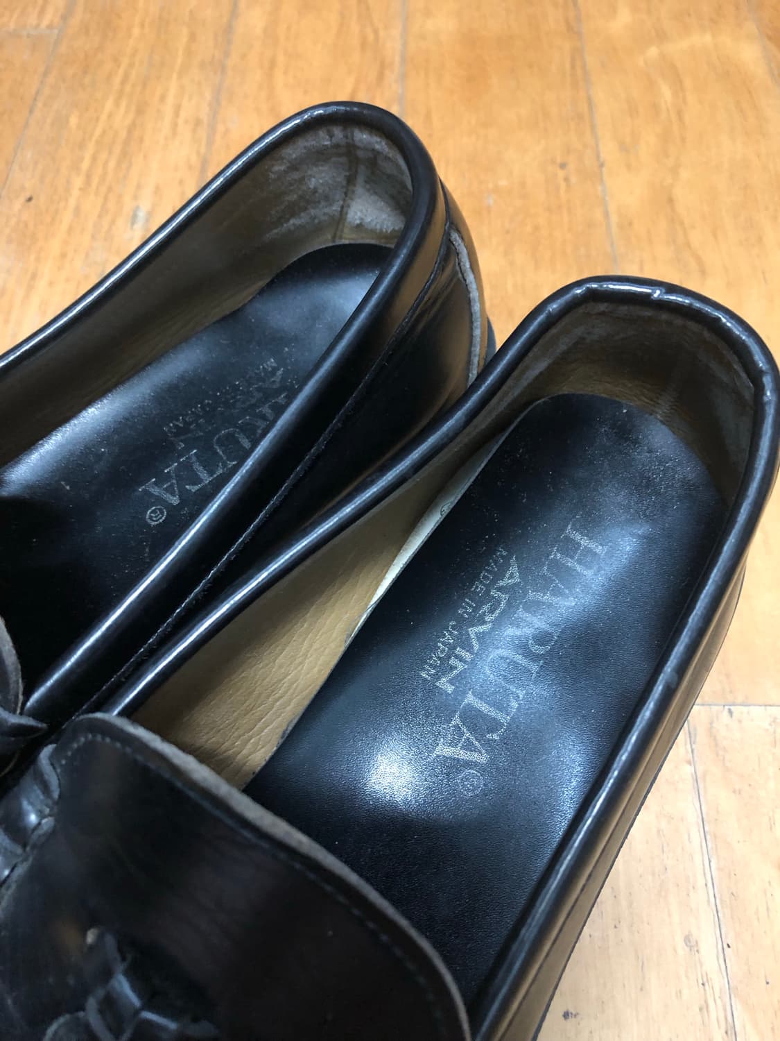 하루타 HARUTA 블랙 태슬 로퍼 260 상품이미지4