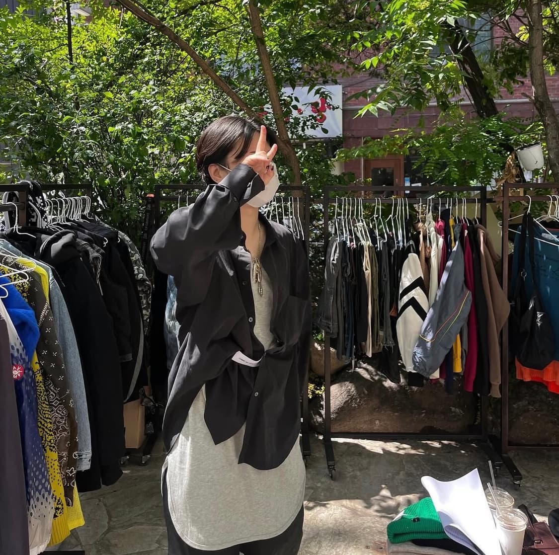 베트멍 꼼데가르송 17ss 벤딩 셔츠 상품이미지4