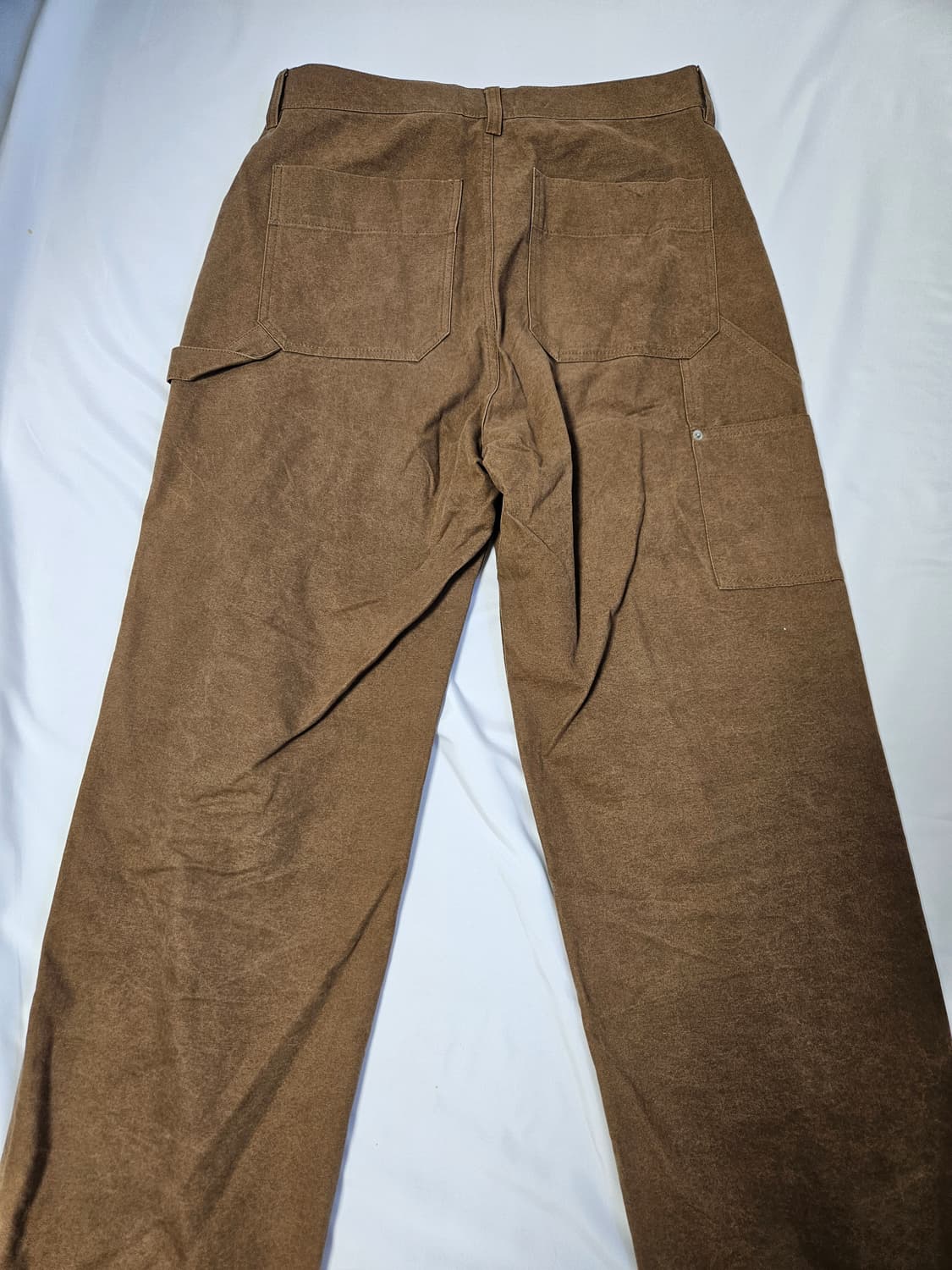 WMC 빈티지 카펜더 카고 워크팬츠 코튼 데님 바지 워싱 와이드 30 상품이미지2