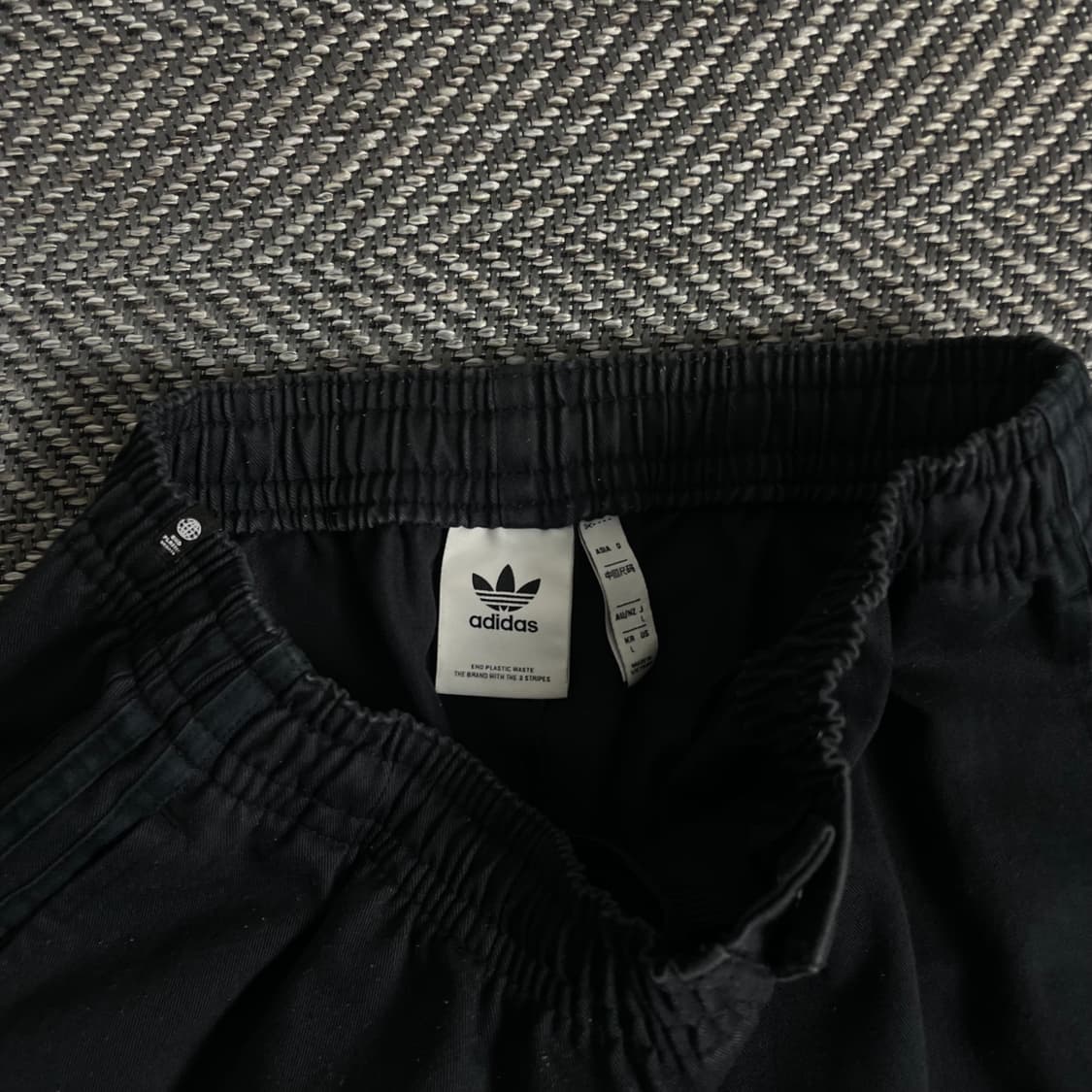 아디다스 트레포일 블랙 와이드 팬츠y 2910 상품이미지6