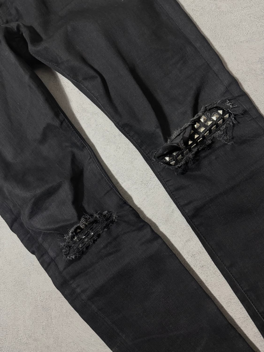 16SS 생로랑 레더스터드 데님팬츠 상품이미지3