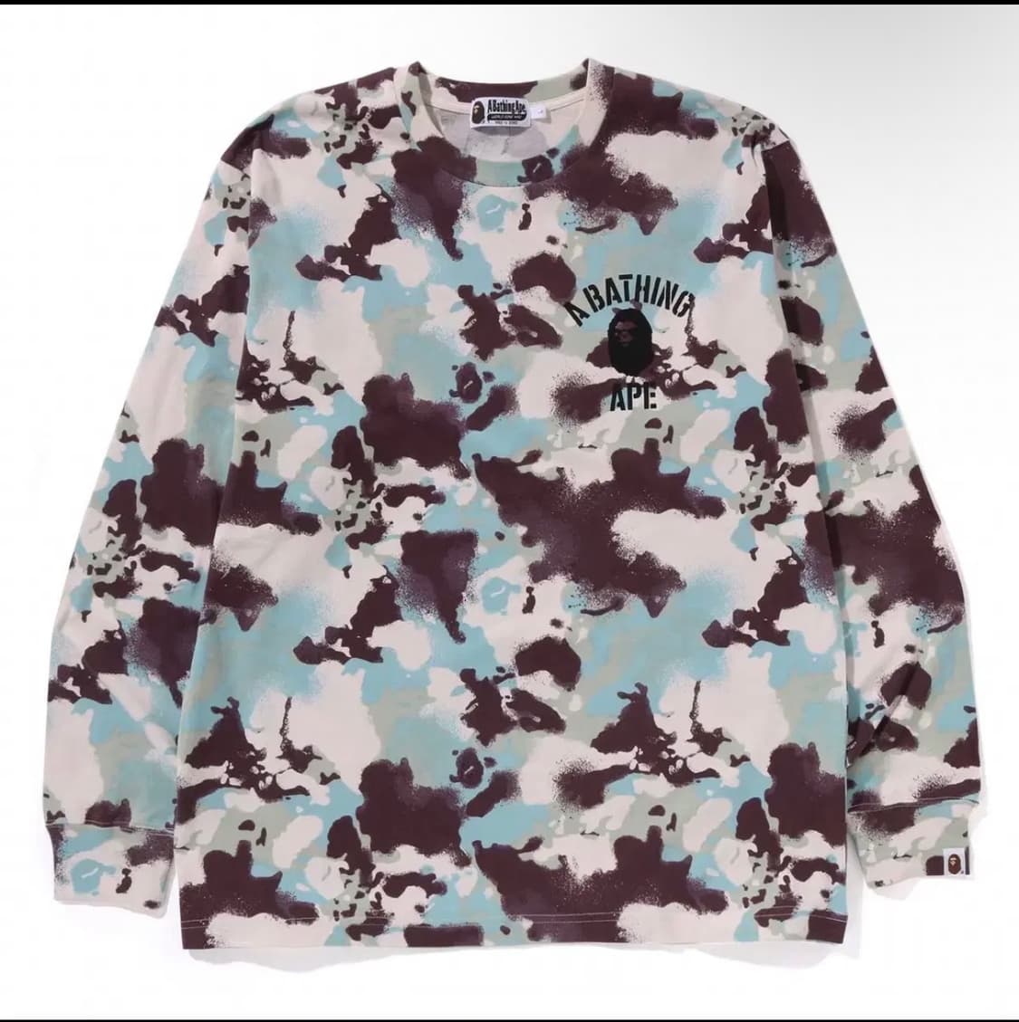 베이프 맵 카모 릴렉스드 핏 롱슬리브 티 상품이미지1