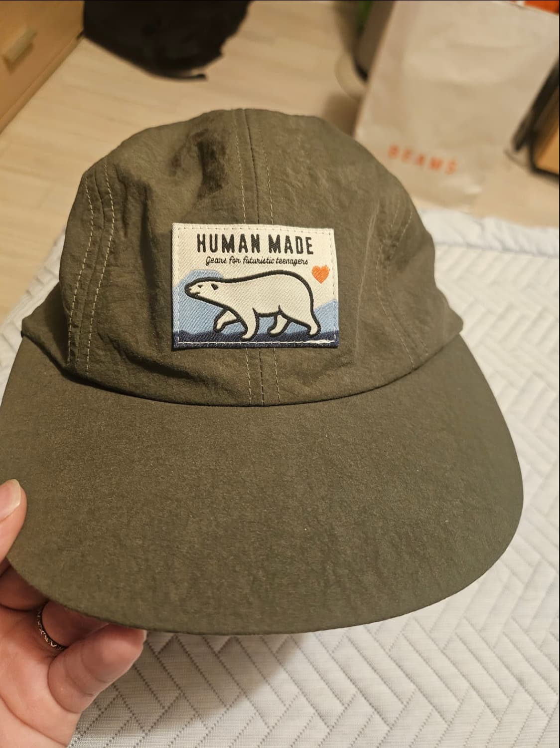 휴먼메이드 올리브 볼캡 상품이미지1