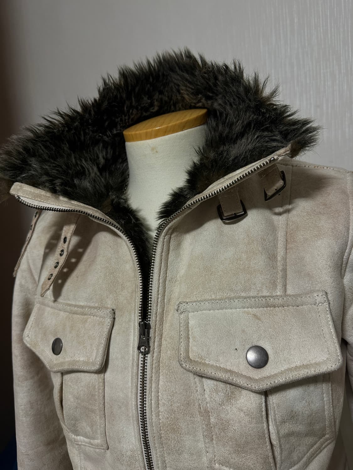 Semantic design 00s ivory trimming fur j 상품이미지4