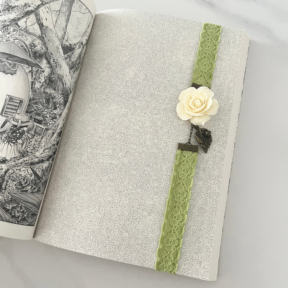 리본 펜던트 북밴드 ⊰garden⊱ book-band 상품이미지2